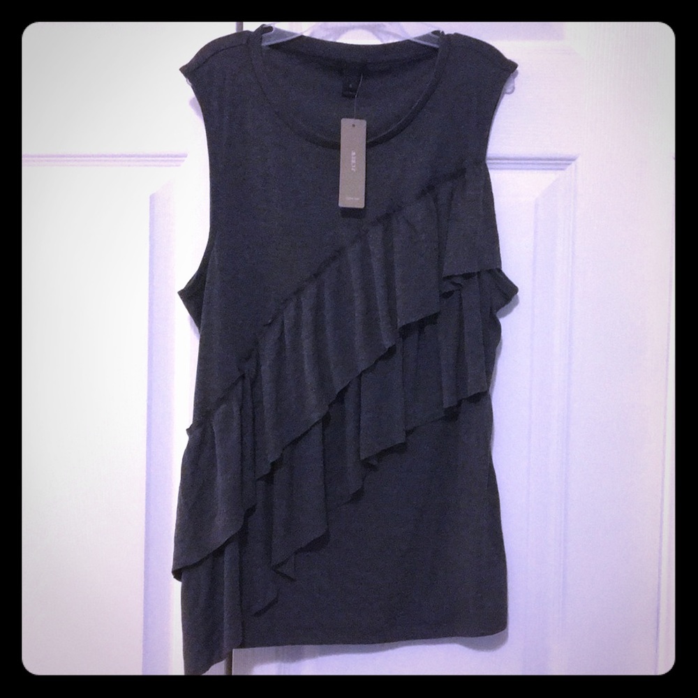 🆕 J.Crew top with ruffles